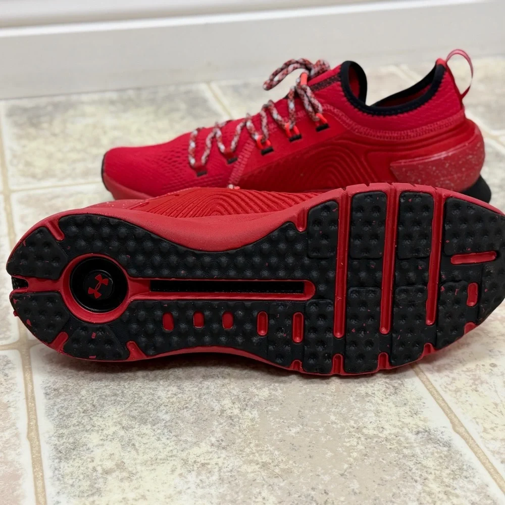 Under Armour Hovr Men's Vibrant Red Athletic Shoes - Picture 6 of 13
